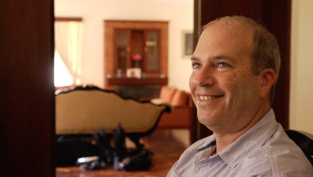 paul krystall during a when interview with david roy in nairobi kenya