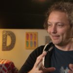 musician joris vincken during a when interview with david roy in cornwall uk