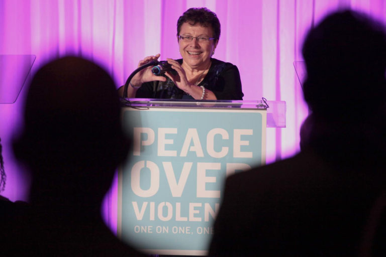 patti giggans of peace over violence in los angeles ca