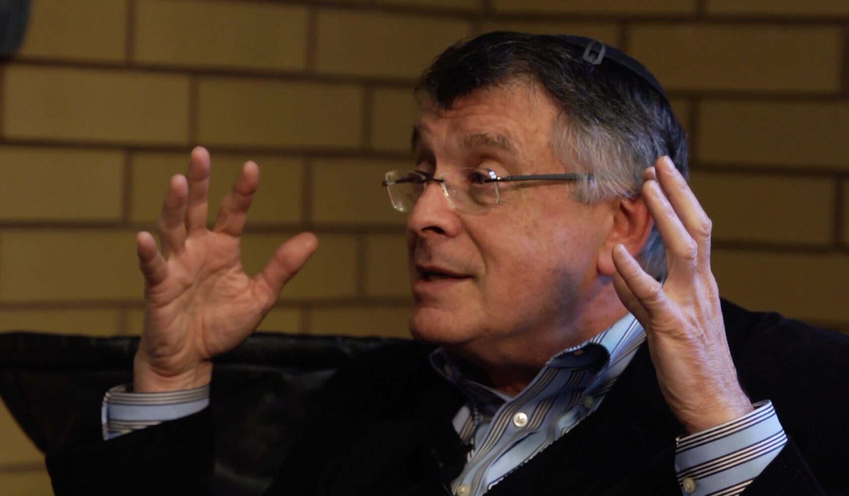 dr george halasz during a when interview with david roy in melbourne australia