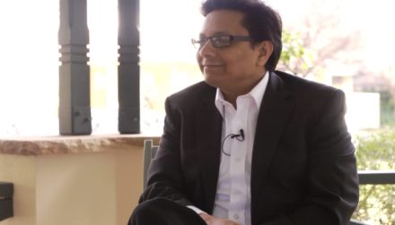 kamal sarma of rezilium during when interview with david roy in sydney australia