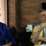 dr siegfried othmer and pam tarr of the deg institute and homecoming 4 veterans during a when interview with david roy in woodland hills ca