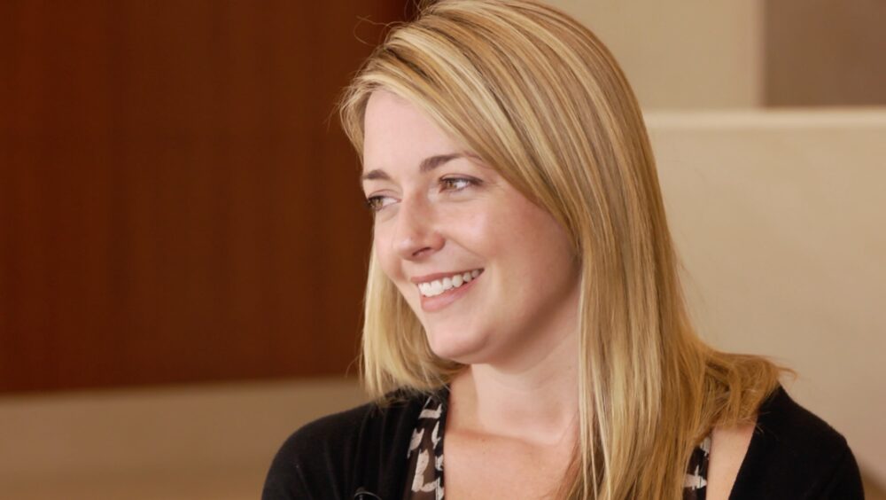 actress tara hunnewell during a when interview with david roy in beverly hills california