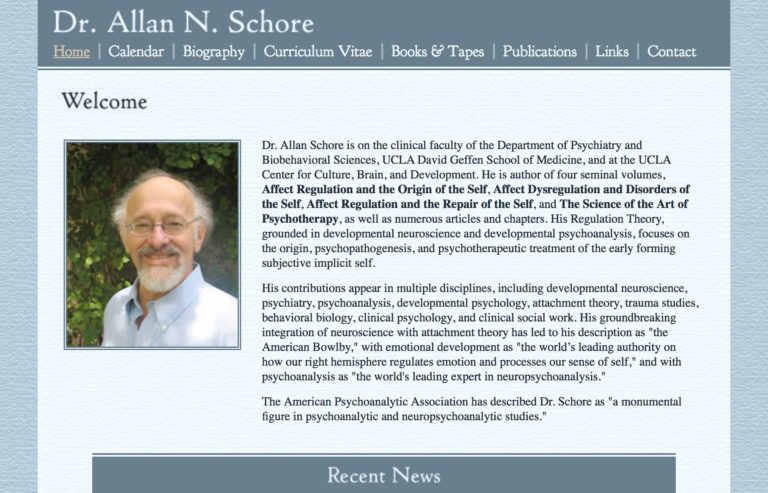 dr allan n schore website